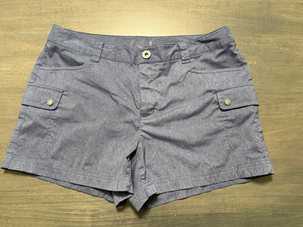 Zero Exposur Women's Blue Cargo Hiking Shorts Size 10